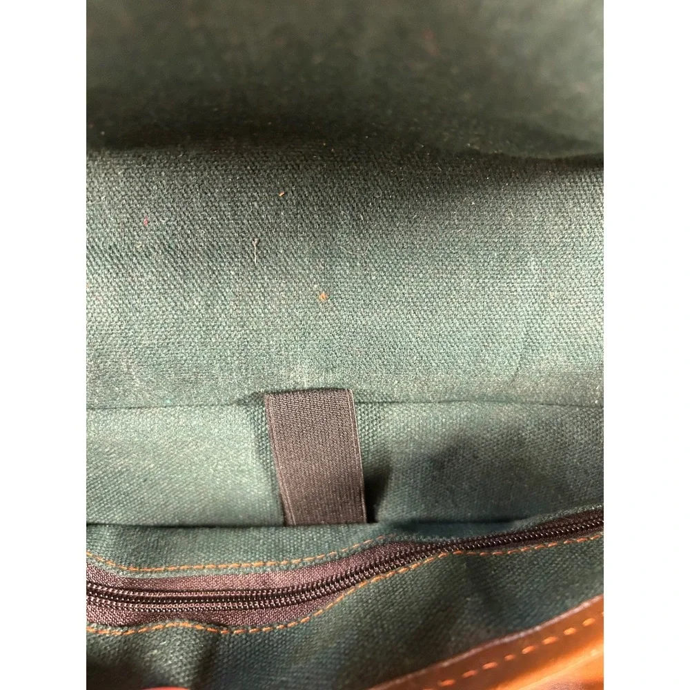 Unbranded Messenger Bag 15x11 Brown Leather Satchel‎ Briefcase Mens